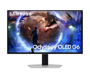 27" Samsung Odyssey G6 G60SD stříbrná / Monitor / OLED / 2560x1440 / 16:9 / 0.03ms / 360Hz / 1000000:1 / 250cd/m2