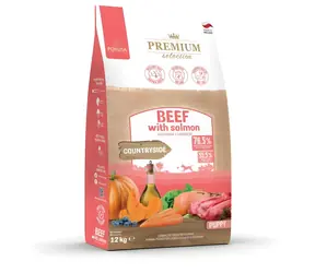 POKUSA Premium Selection Puppy / Granule pro štěňata / hovězí & losos / 12 kg / grain-free / bezlepkové