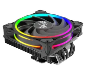 Akasa SOHO H6L RGB / Chladič CPU / nízkoprofilový ARGB / 160W TDP / 120mm PWM