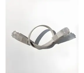 DATACOM Patch kabel UTP CAT6 0,25m šedá / Síťový kabel / Plochý / RJ45