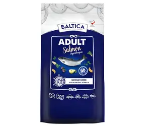 Baltica Excellent Hypoallergenic Adult 12 kg / Granule pro dospělé psy / losos / střední plemena / bez obilovin