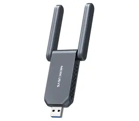 Mercusys MA37BEH High Gain / Wi-Fi 7 USB adaptér / BE6500 / Tri-band 2.4 & 5 & 6 GHz / USB-A 3.0