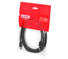 Unitek Y-C420GBK černá / Kabel USB-A - USB-B / USB 2.0 / 3 m