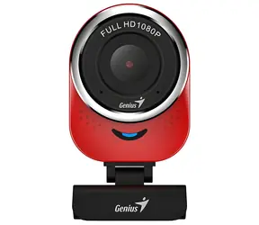 Genius QCam 6000 červená / Web kamera / 1920x1080 / USB 2.0 / mikrofon