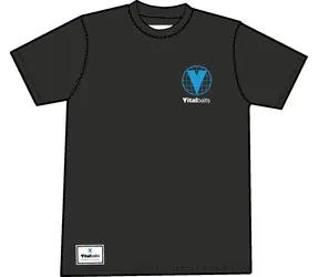 Vitalbaits Tee modrá XXL / Tričko / 100% bavlna