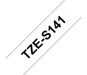 Brother TZeS141 / Páska do tiskárny štítků / průsvitná, černý tisk / 18 mm / 8 m / laminovaná / silně lepící
