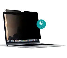 eSTUFF Magnetic Privacy Filter 15" černá / Filtr ochrany soukromí / Magnetický / 3:2 / 326×229 mm