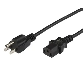 MicroConnect Power Cord US Typ B - C13 0,5 m černá