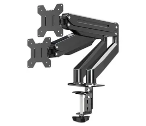 Esperanza ERW020 černá / Duální rameno na monitory / 17-27" / VESA 75x75-100x100 / plynová vzpěra