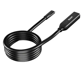 Unitek U1335ABK01 černá / Prodlužovací kabel USB-C / USB-C (M) - USB-C (F) / 5 m