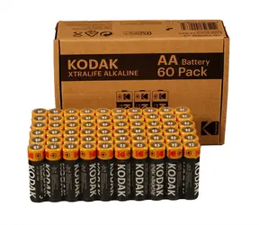 KODAK XTRALIFE alkalická baterie AA / 60 ks / 1,5 V / 2700 mAh / Alkaline