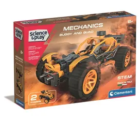 Clementoni Science&Play Mechanics Bugy a čtyřkolka / Stavebnice / od 8 let