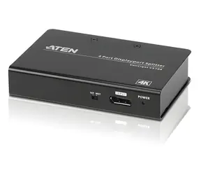 ATEN 2 Port DisplayPort Splitter 4K černá / Rozdělovač DisplayPort / 2 porty / 4K / 60 Hz