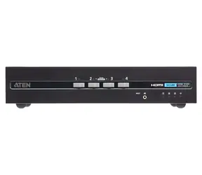 ATEN 4-Port USB 4K HDMI Secure / KVM switch / 4K UHD / Dual Display / 8x HDMI / USB