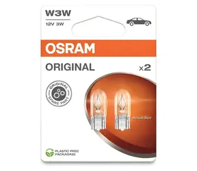 OSRAM 2821 Standard 12V 3W W2.1x9.5d / Autožárovka / Blistr 2 ks