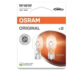 OSRAM W16W Standard 921 12V 16W W2.1x9.5d / Autožárovka / Blistr 2ks