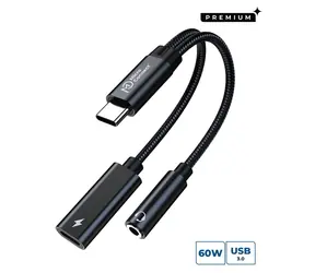 MicroConnect USB-C to USB-C Premium PD černá / Kabel USB-C / 13 cm / Power Delivery