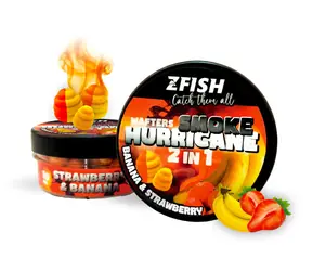 Zfish Wafters Smoke Hurricane 2in1 Strawberry-Banana / Vyvážené boilies / 8 mm + 10 mm / 30 g