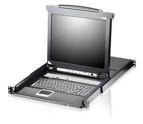 ATEN LCD KVMP Switch 8-port černá / KVM switch / LCD 19" / 1280×1024 / USB / 1U Rack