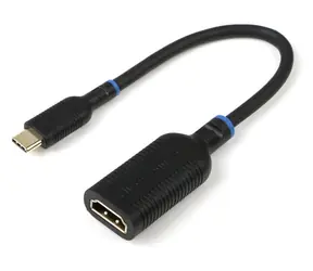 MicroConnect USB-C (M) - HDMI (F) 0,2 m černá / Adaptér / 4K