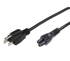 MicroConnect Power Cord US Typ B - C5 0,5m černá