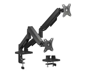 eSTUFF Dual Gas Spring Monitor Mount / Stolní rameno pro dva monitory / plynová pružina