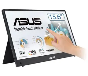 15.6" ASUS ZenScreen MB16AHT černá / Přenosný monitor / IPS / FHD 1920 × 1080 / dotykový / USB-C + HDMI / repro