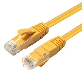 MicroConnect CAT6a U/UTP 1m žlutá