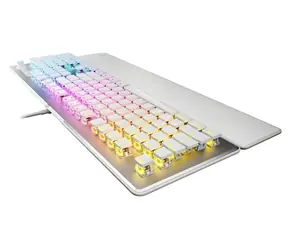 Turtle Beach Vulcan II TKL bílá / Herní klávesnice / mechanická / RGB / Red switch / US