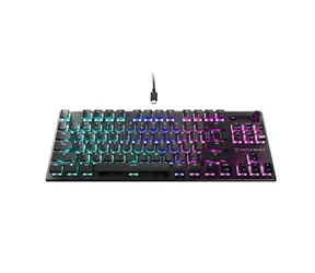 Turtle Beach Vulcan TKL AIMO černá / Herní klávesnice / mechanická / TITAN Linear switch / AIMO RGB / US