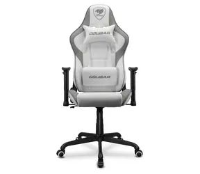 COUGAR Armor Elite bílá / Herní židle / nastavitelná / syntetická kůže / pojezd. kolečka / nosnost 120 kg