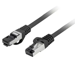 Lanberg CAT8.1 S/FTP 0.5m černá