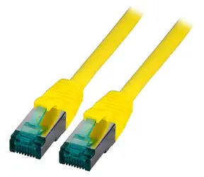 EFB Cat6a S/FTP 20m žlutá / Patch kabel / RJ45-RJ45 / LSZH / 500 MHz