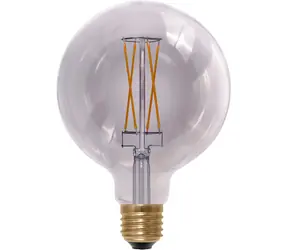SEGULA LED Globe 125 Smokey šedá / E27 / Žárovka / 5W / 220lm / 1900K / stmívatelné