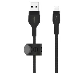 Belkin BOOST CHARGE kabel silikonový USB-A na Lightning černá / 3m
