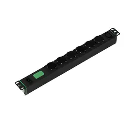 APC Easy PDU Basic černá / 6x Schuko / 1x C13 / 1U / 10A / 230V