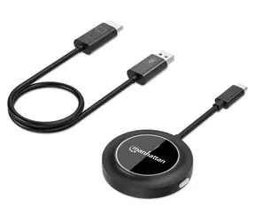Manhattan 1080p Wireless HDMI / Bezdrátová prezentační sada / Full HD 1080p / dosah 30 m / USB-C / Plug & Play