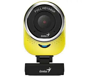 Genius QCam 6000 žlutá / Web kamera / 1920x1080 / USB 2.0 / mikrofon