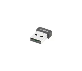Lanberg NC-0150-WI černá / Wi-Fi USB adaptér / 150 Mbit/s / 2.4 GHz / USB 2.0