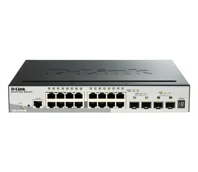 D-Link DGS-1510-52XMP / Switch / 48x Gigabit PoE+ / 4x SFP+ 10G / L3 Managed / stohovatelný / 370W PoE