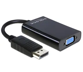 Delock / Redukce / DisplayPort na VGA (D-Sub15) / Audio / USB napájení