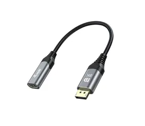 Equip DisplayPort 1.4 na HDMI / Adaptér / 8K 60Hz / 0,15 m / HDR / HDCP 2.2