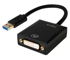 LogiLink USB 3.0 - DVI černá / Adaptér / 1920×1080