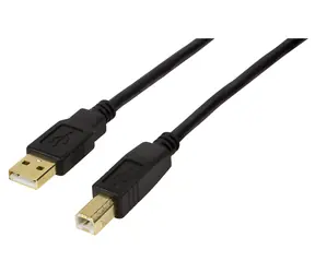 LogiLink USB-A na USB-B černá / Aktivní prodlužovací kabel / USB 2.0 / 15 m
