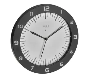 TFA 60.3553.10 LUMOCLOCK / Nástěnné hodiny / rádiem řízené DCF / 9 barev podsvícení / 303×303 mm