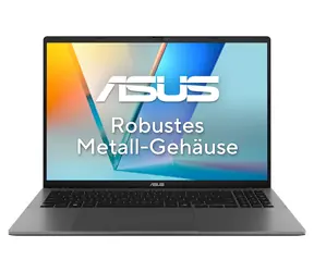 ASUS Vivobook S 16 šedá / Notebook / 16" WUXGA OLED / AMD Ryzen AI 7 445 2.0GHz / 32GB / 1TB SSD / AMD Radeon / W11H