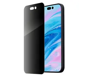 LAUT Prime Glass Privacy iPhone 15 / Ochranné sklo / Privacy filtr 30° / Tvrzené sklo 9H / Instalační rámeček