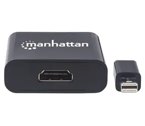 Manhattan Mini DisplayPort - HDMI černá / Adaptér / Aktivní / 4K 60 Hz / HDCP 2.2