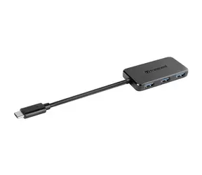 Transcend HUB2C černá / USB hub / 4× USB-A / USB-C / USB 3.2 Gen 1 / bez napájení