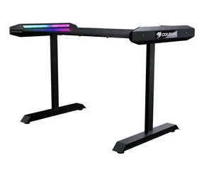 COUGAR Mars 150 ARGB černá / Herní stůl / Š: 153 cm / V: 75–85 cm / H: 77 cm / 2× USB